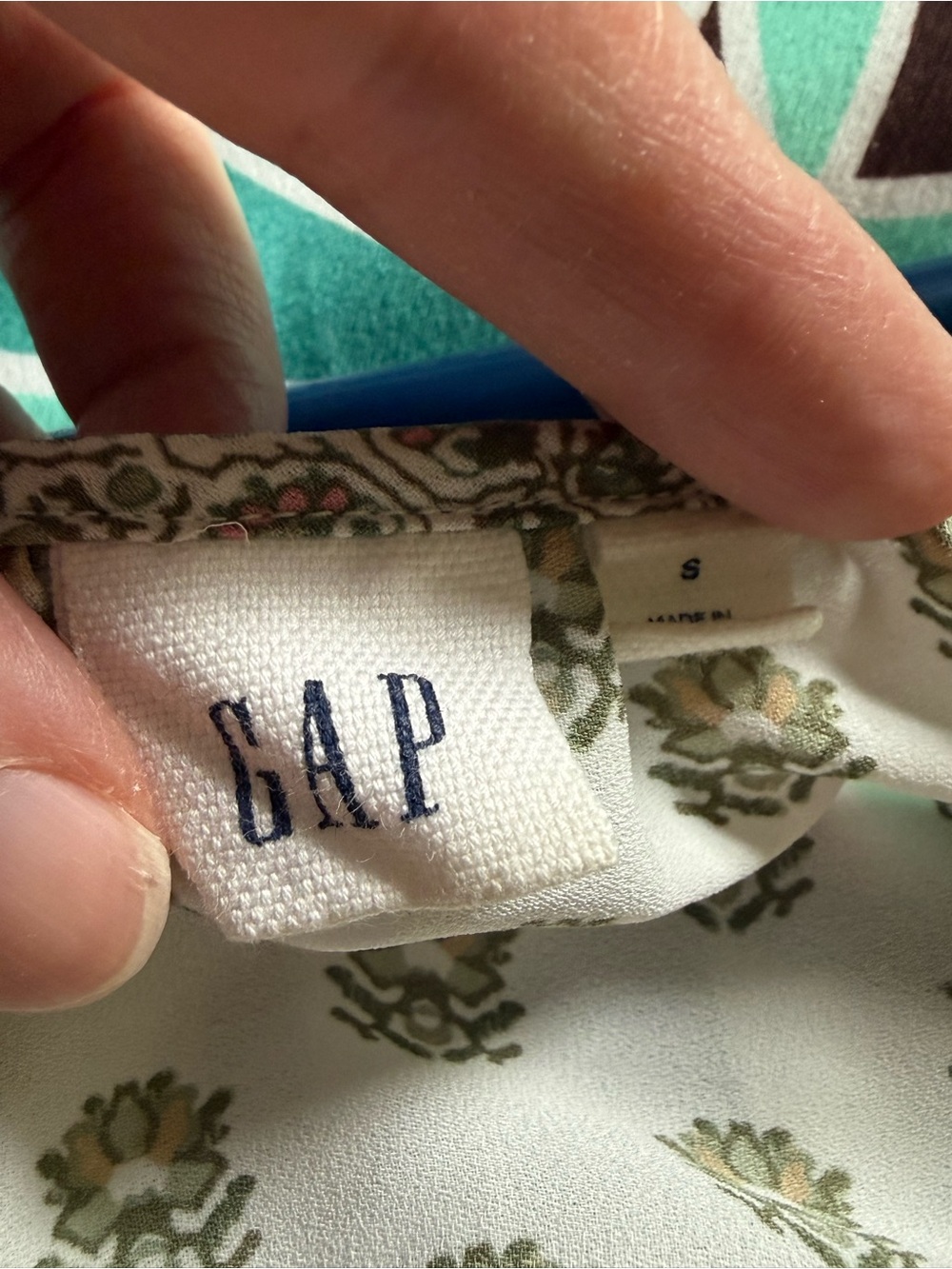 GAP Cream & Pink Bohemian Maxi Dress - Picture 4 of 5